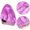 1Bonnet Violet Élastique En Satin Pour Et 6