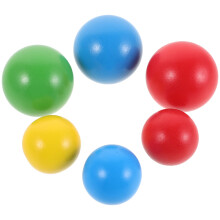 24 Kids Croquet Set: Holz Bälle 4,5 + 3,5 Cm Für Außen
