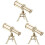 6 Sets Kinder Diy Holz Teleskop Modell 4