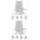 10 Pcs Plastic Craft Movement For Diy Clay Projects 7