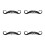 4 Piezas Bigote Falso Para Disfraces 9