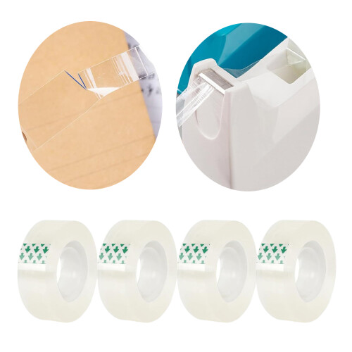 Gift Wrap Tape Transparent Tape Refills,Clear Tape Refills 1