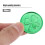 100 Unidades Monedas De Pirata Para Caja De 7