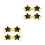4Pcs Novelty Star Shaped Eyewear Multi Photo Booth Props 4
