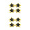 4Pcs Novelty Star Shaped Eyewear Multi Photo Booth Props 10