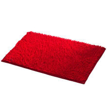 Tapete de banheiro ultra absorvente em tecido chenille, antiderrapante, macio e resistente à água, lavável à máquina, ideal para banheira, pia e