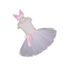 2Stk Osterfeier Kopfschmuck Haar Tüllkleid Set Für