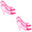 4 Pièces Décoration Talon Haut Cristal Pour Chaussure De 8