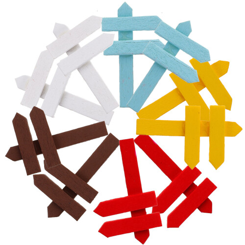 25Pcs Mini Fence Decorative Garden Tool For Kids 1