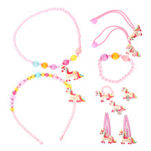 One Set Kids Faux Jewelry Toy For Girls Dress Up And Cosplay