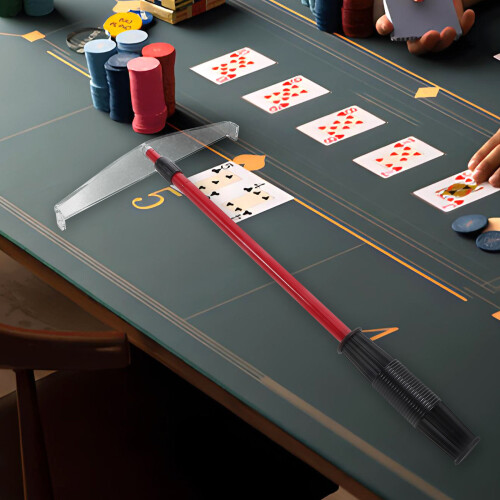 Telescopic Poker Chip Push Rake For Efficient Collection 2