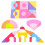 50Pcs Toddlers Eva Stackable Building Blocks Shape Color Learning Toys 11