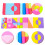 50Pcs Toddlers Eva Stackable Building Blocks Shape Color Learning Toys 8