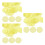 120Pcs Transparent Yellow Plastic Chips Counting Markers 2