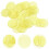 120Pcs Transparent Yellow Plastic Chips Counting Markers 10