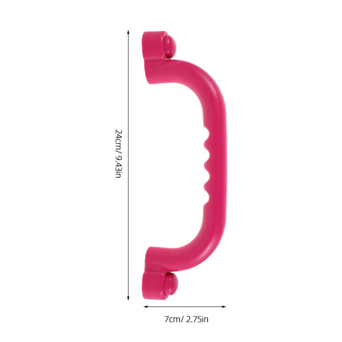 1 Paire Poignées Pour Aire De Jeux Escalade Rose 1