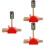 3Pcs Wooden Toy Train Accessory Railway Roadblock 8
