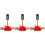 3Pcs Wooden Toy Train Accessory Railway Roadblock 6