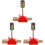3Pcs Wooden Toy Train Accessory Railway Roadblock 4