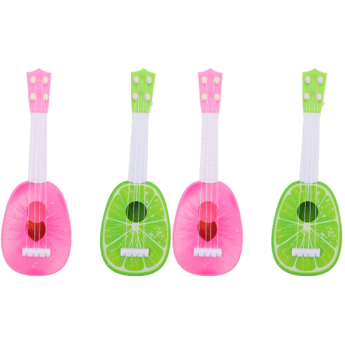 4 Pcs Mini Ukulele Toys For Kids String Instruments Musical Models 2