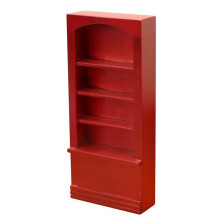 1Pc Bookcase Model Imitation Wooden Toy Simulation Prop For Decor