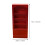 1Pc Bookcase Model Imitation Wooden Toy Simulation Prop For Decor 9