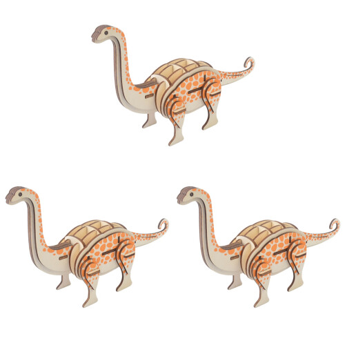 3 Piezas Madera 3D Montaje DIY Para Niños 1