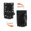 One Pair Half Finger PU Goth Punk Rivet Fingerless Gloves 10