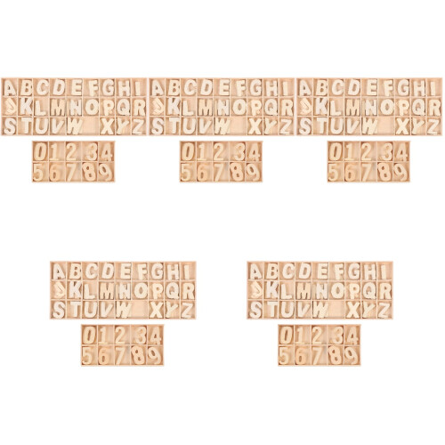 10 Ensembles De Lettres En , Alphabet Chiffres Non Peints 2