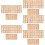 10 Ensembles De Lettres En , Alphabet Chiffres Non Peints 10