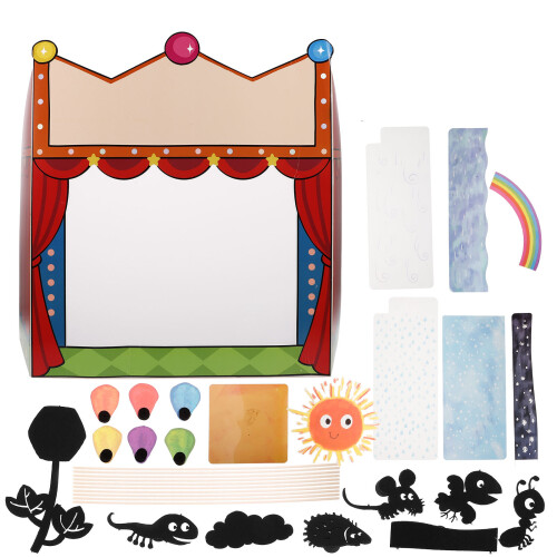 2Ensembles Ensemble Marionnettes Papier DIY Scène D'ombres 1