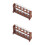 2Sets Miniatuurhuis Accessoires Set Hout Plastic Creatieve Decoratie 7