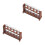 2Sets Miniatuurhuis Accessoires Set Hout Plastic Creatieve Decoratie 4
