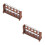 2Sets Miniatuurhuis Accessoires Set Hout Plastic Creatieve Decoratie 9
