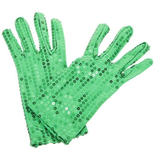 2 Paar Tanzhandschuhe Glitzer Für Bühne Party 2