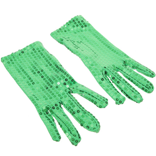 2 Paar Tanzhandschuhe Glitzer Für Bühne Party 1