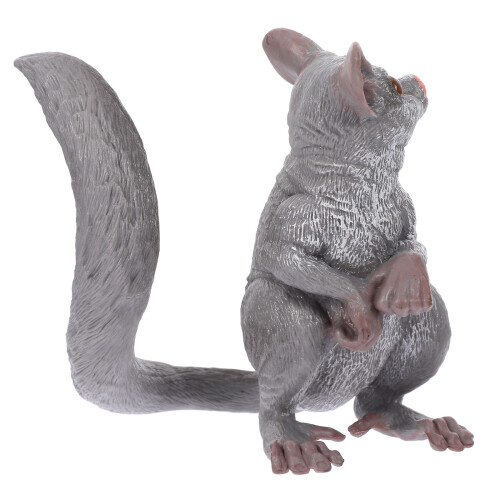Grey Sugar Glider Statue Durable Plastic Tabletop Animal Ornament 1