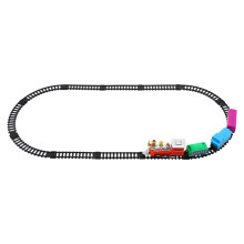 Christmas Electric Train Set For Kids With Plastic Suitcase