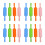 16 Pcs Diy Plasticine Tool Rolling Pins Craft Accessory 9