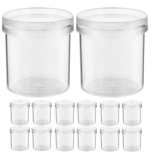 20Pcs Magnifying Boxes Cages Portable Critter Containers 2