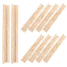 30 Pezzi Inglesi 19 Cm In Legno Con Naturale