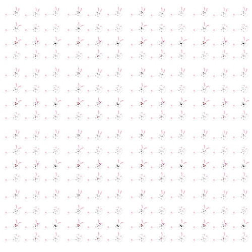 120Pcs Easters Rabbit Cupcake Decorations Elegant Rabbit Cupcake