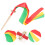 Hand Ribbon Wand Stick With Bells For Dancing 6
