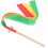 Hand Ribbon Wand Stick With Bells For Dancing 5