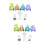 2Set Auto Mini Pull-Back Per Bambini ABS Assortiti 9