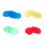 40 Pièces Jetons Transparent En Plastique Pour Comptage Et Vert 7