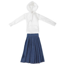 Set Vestito Con Cappuccio Per Piccole, Costume Mini Decorativo