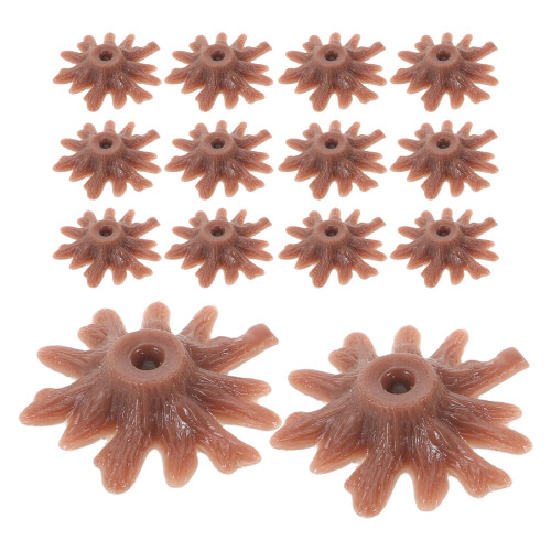 100Pcs Model Railroad Trees Base - Mini Stand For Scenery Railways