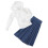 Set Vestito Con Cappuccio Per Piccole, Costume Mini Decorativo 11