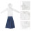 Set Vestito Con Cappuccio Per Piccole, Costume Mini Decorativo 5